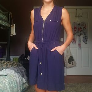 Navy Romper Dress